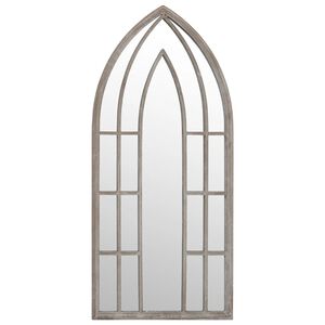 vidaXL spejl 100x45 cm jern sandfarvet