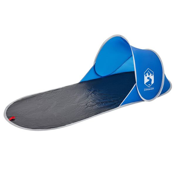 vidaXL strandtelt vandtæt pop-up azurblå