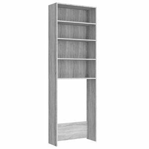 vidaXL vaskemaskineskab 64x24x190 cm gr&aring; sonoma-eg