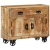 vidaXL sk&aelig;nk 80x30x65 cm massivt ru mangotr&aelig;