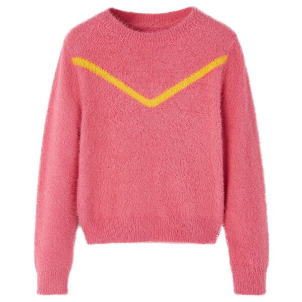 Sweater til b&oslash;rn str. 140 strikket pink