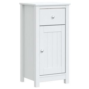 vidaXL badev&aelig;relsesskab BERG 40x34x80 cm massivt fyrretr&aelig; hvid