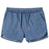vidaXL Shorts til b&oslash;rn str. 140 denimbl&aring;