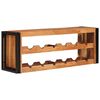 vidaXL Vinfad Brun 120 x 45 x 33 cm Massivt Akacietr&aelig;