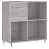 vidaXL vinylskab 84,5x38x39 cm konstrueret tr&aelig; gr&aring; sonoma-eg