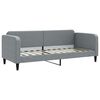 vidaXL daybed med madras 80x200 cm stof lysegrå