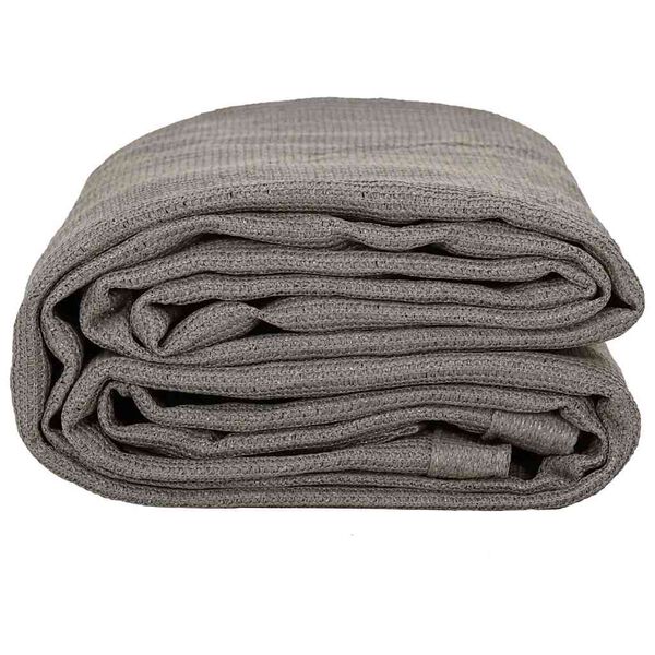 vidaXL Telt t&aelig;ppe Lysegr&aring; 500 &times; 300 cm Polyethylen