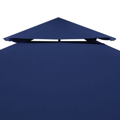 vidaXL pavillontopdække i 2 lag 310 g/m² 4 x 3 m blå