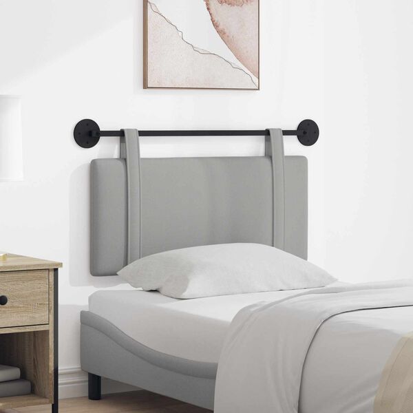 vidaXL H&aelig;ngende Hovedgavl V&aelig;gmonteret Skygr&aring; 100 x 55 x 5 cm Stof