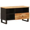 vidaXL TV-skab Brun 80 x 33 x 46 cm Massivt mangotr&aelig;