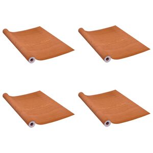 vidaXL selvkl&aelig;bende d&oslash;rfolie 4 stk. 210x90 cm PVC lyst egetr&aelig;