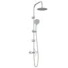 vidaXL Brusesystem Krom Rustfrit st&aring;l 21 x 48 x 112 cm