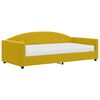 vidaXL daybed med madras 100x200 cm velour gul