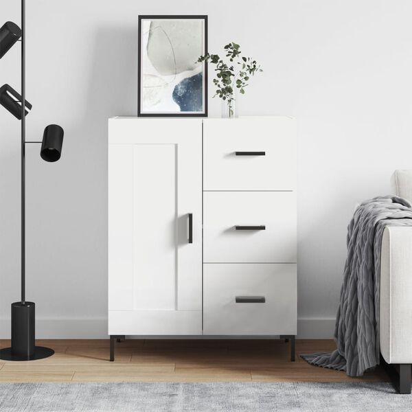 vidaXL sk&aelig;nk 69,5x34x90 cm konstrueret tr&aelig; hvid