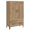 vidaXL Highboard Artisan-eg 70 x 31 x 115 cm Konstrueret tr&aelig;