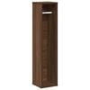 vidaXL badev&aelig;relsesskab med rulleholder brun eg 20,5x20x90 cm