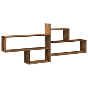 vidaXL v&aelig;ghylde 167,5x18x68 cm konstrueret tr&aelig; gammelt tr&aelig;-look