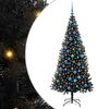 vidaXL Juletr&aelig; Sort 180 cm PVC