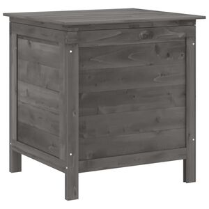 vidaXL udend&oslash;rs opbevaringsboks 50x49x56,5 cm massivt grantr&aelig; antracit