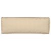vidaXL Palle Pudes&aelig;t 2 pcs Beige 120 x 40 x 8 cm Oxford Stof