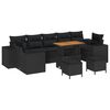 vidaXL Havesofa S&aelig;t 10 stk. 9-Antal s&aelig;der Sort polyrattan
