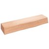 vidaXL v&aelig;ghylde 40x10x6 cm behandlet massivt egetr&aelig; lysebrun