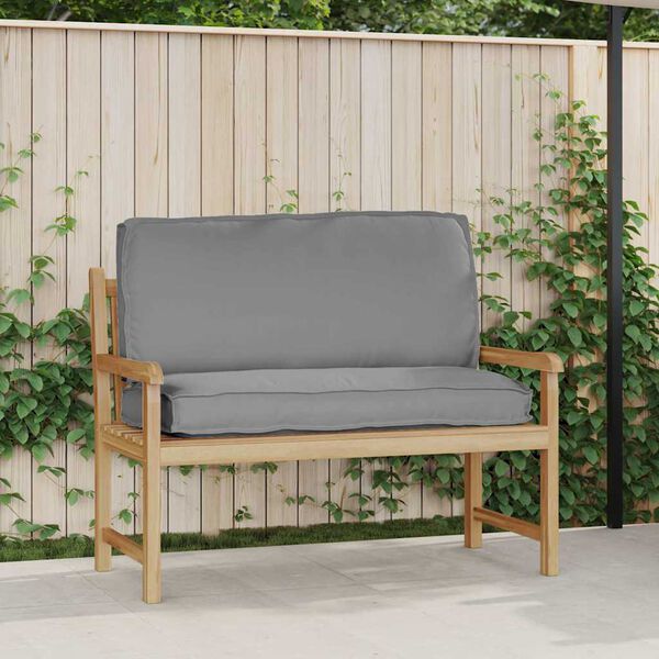 vidaXL Pude Gr&aring; 120 x 50 x 12 cm Oxford stof