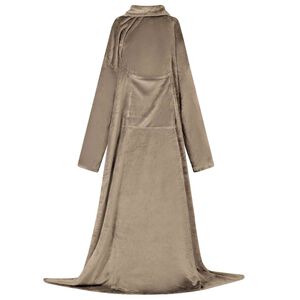 vidaXL T&aelig;ppe-hoodie Camel F Flannel