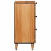 vidaXL Sideboard Naturfarvet 40 x 33 x 75 cm Massivt mangotr&aelig;