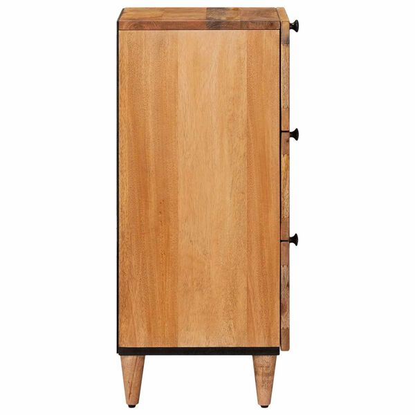 vidaXL Sideboard Naturfarvet 40 x 33 x 75 cm Massivt mangotr&aelig;