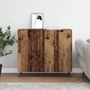 vidaXL Sideboard Gammelt tr&aelig; 89,5 x 34 x 80 cm Konstrueret tr&aelig;