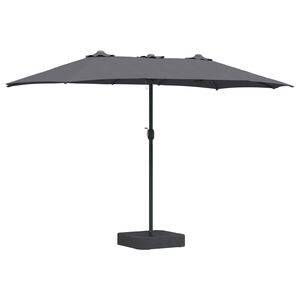 vidaXL Havesol Antracit 385 x 209 x 244 cm Polyester