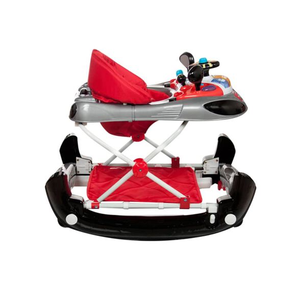 Baninni 2-i-1 g&aring;stol Rosco r&oslash;d og sort BNBW004-CHBK