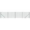 vidaXL tr&aring;dhegn med flange 2,2x10 m gr&oslash;n