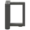 vidaXL sofabordsben T-formet 2 stk. antracit 30x25x(30-31) cm st&aring;l