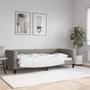 vidaXL daybed 90x200 cm stof gr&aring;brun