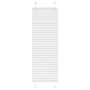 vidaXL Pliss&eacute;gardin Hvid 40x150 cm Stofbredde 39,4 cm Polyester
