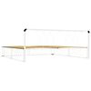vidaXL sengestel 180x200 cm metal hvid