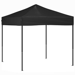 vidaXL foldbart festtelt 2x2 m sort