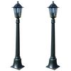 vidaXL Preston havelamper 2 stk. 105 cm