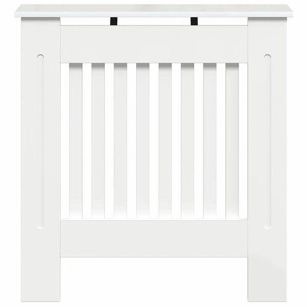 vidaXL Radiatorcover H&oslash;j gloss hvid 78 x 19 x 81,5 cm Konstrueret tr&aelig;