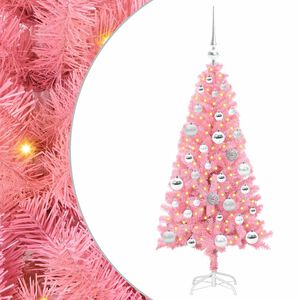 vidaXL Juletr&aelig; Lyser&oslash;d 120 cm PVC