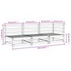 vidaXL 3-personers havesofa massivt douglasgran