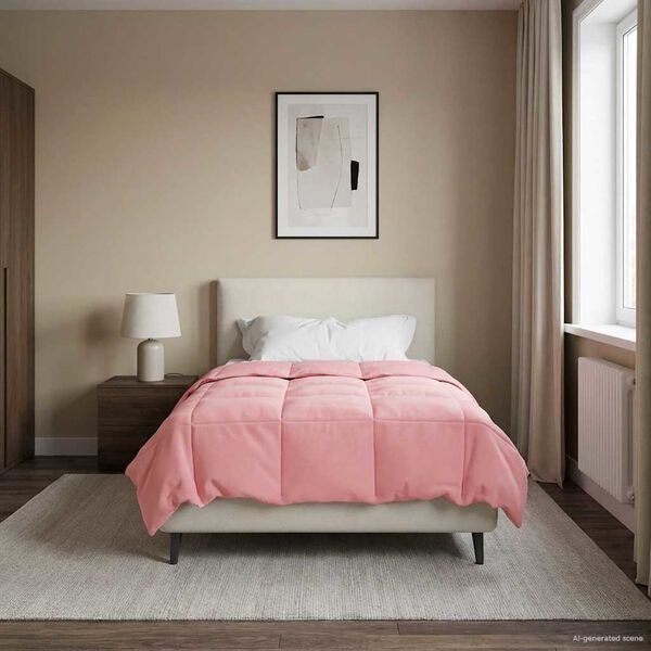 vidaXL Hel&aring;rs dyne Quilting Lyser&oslash;d 135 x 200 cm Mikrofiber