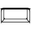 vidaXL sofabord 80x50x40 cm konstrueret tr&aelig; og jern sort