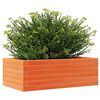vidaXL plantekasse 70x40x23 cm massivt fyrretr&aelig; gyldenbrun