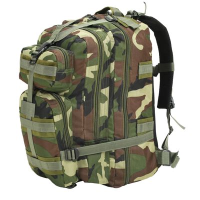 vidaXL rygsæk i militærstil 50 l camouflage