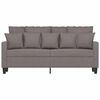 vidaXL 2-personers sofa 140 cm stof gr&aring;brun