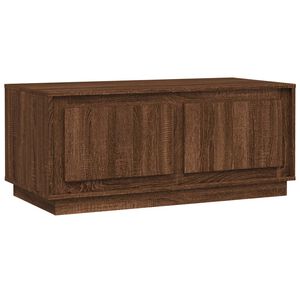 vidaXL sofabord 102x50x44 cm konstrueret tr&aelig; brun egetr&aelig;sfarve
