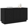 vidaXL Sideboard Sort eg 102 x 35 x 55 cm Konstrueret tr&aelig;